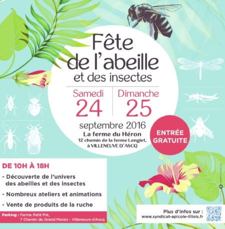 affiche fete abeilles